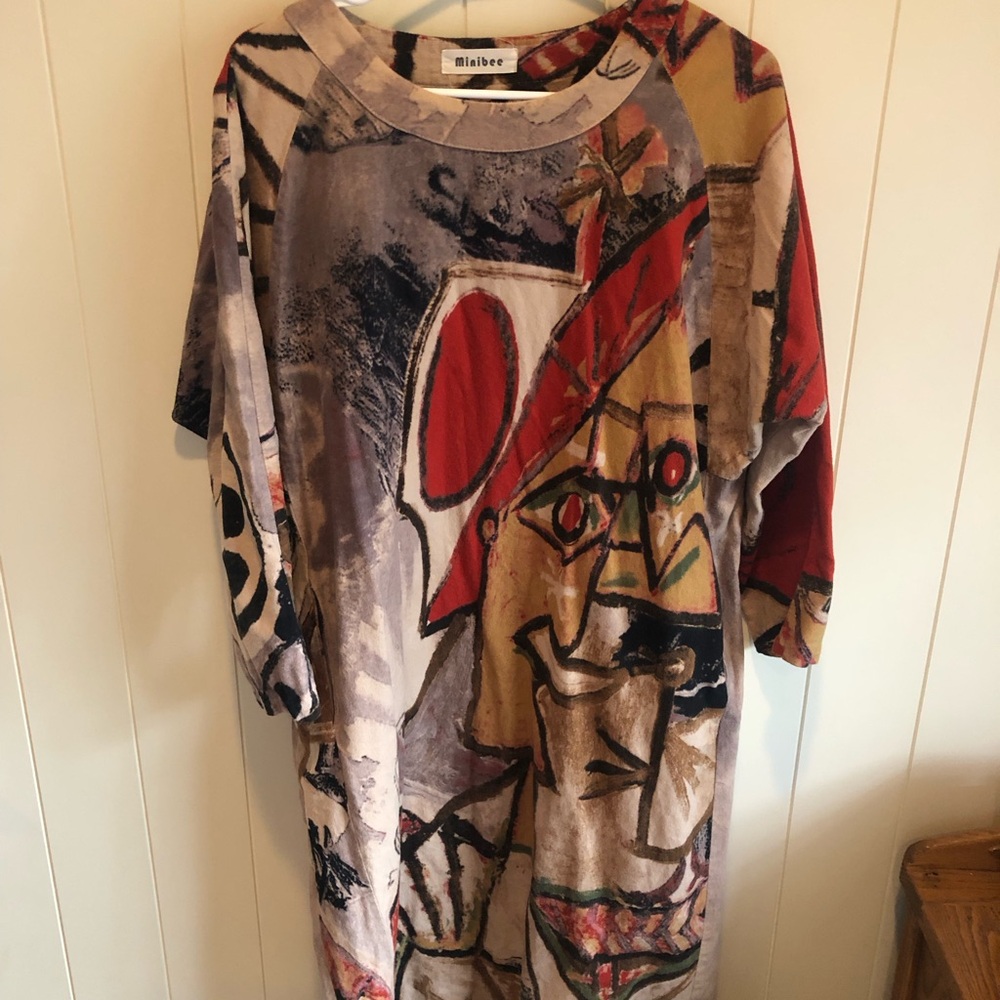 Colorful Abstract Graphic Dress